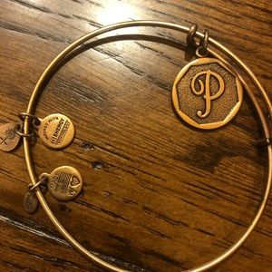 Alex and Ani - gold “P”